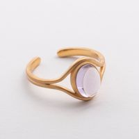 LISRIQUE/outline ring アメシスト
